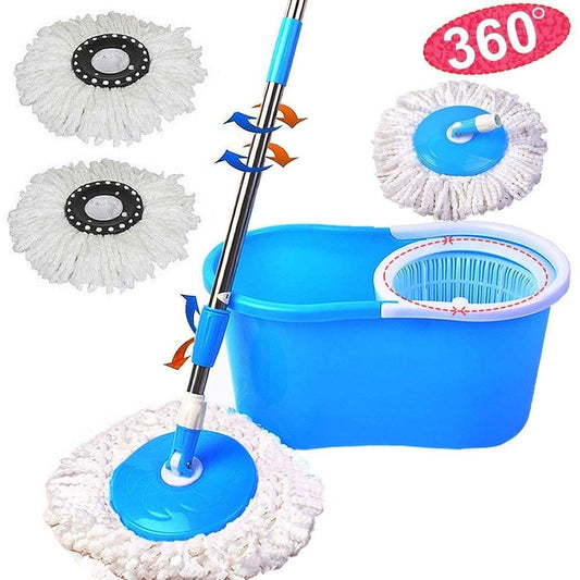 360° Easy Spin Magic Mop With Bucket