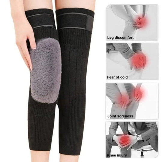 Adjustable Cashmere Wool Knee Warmers - Precious Mart
